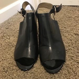 Pretty black leather shoes!